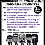 1 de març: Jornada Feminista al CSOA L'Horta